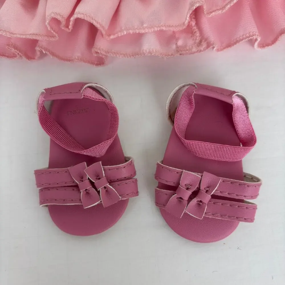 American Girl Pretty Pink Outfit *DRESS SANDALS* ONLY - no charm bracelet